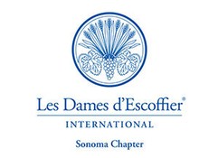 Les Dames d'Escoffier International Sonoma Chapter logo for philanthropy and culinary excellence.